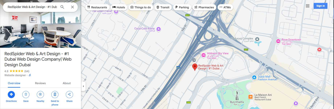 RedSpider Web and Art Design Cover Image